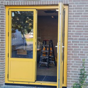 Aluminium deuren nieuwe situatie