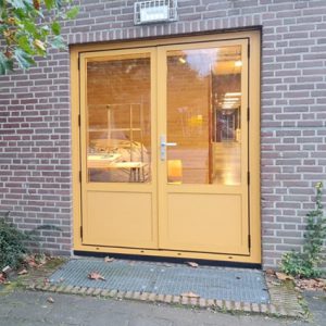 Aluminium deuren nieuwe situatie