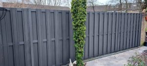 Schutting nieuwe situatie