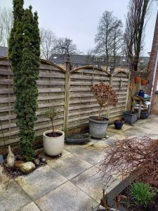 Schutting oude situatie