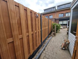 Plaatsen van een schutting