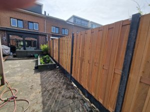 Plaatsen van een schutting