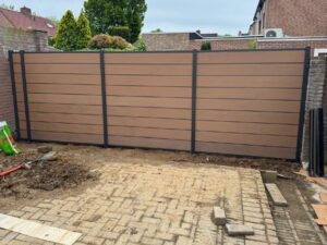 Schutting plaatsen