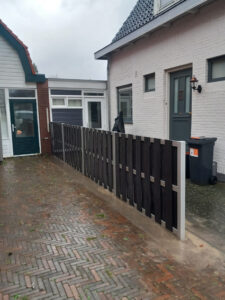 Schutting plaatsen
