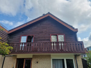 Gevelbekleding oude situatie