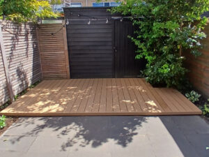 Terras nieuwe situatie