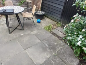 Terras oude situatie