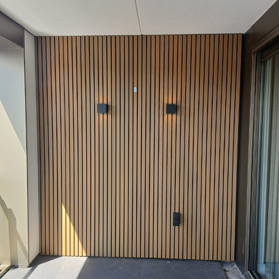 Gevelbekleding nieuwe situatie