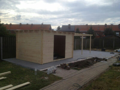 Tuinhuis plaatsen