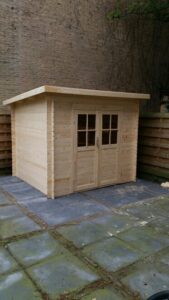 Tuinhuis plaatsen