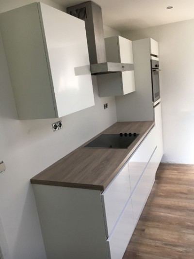 Montage van een keuken