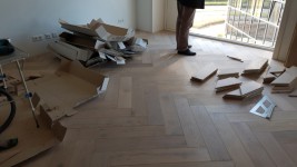 Visgraat lamelparket