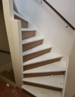 Traprenovatie oude situatie