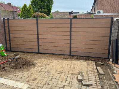 Schutting plaatsen