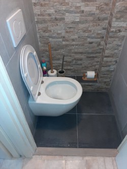 Toiletrenovatie nieuwe situatie