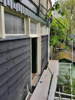 Gevelbekleding nieuwe situatie