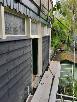 Gevelbekleding nieuwe situatie