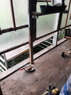 Gevelbekleding oude situatie