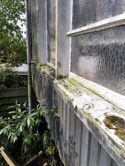 Gevelbekleding oude situatie